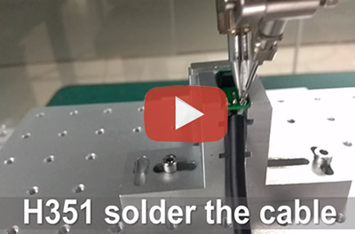 H351 automatic soldering robot application video