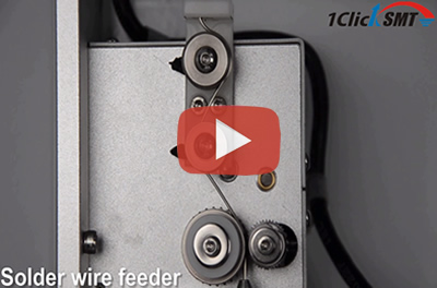 Solder wire feeder operation